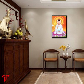 Tranh phật giáo quan thế âm bồ tát
